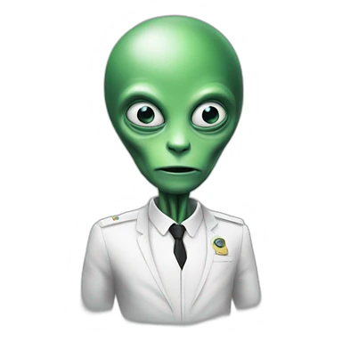 Macron-Alien sticker