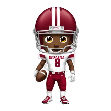 Indiana university football  sticker