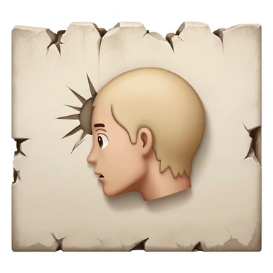 Бьется об стенку головой sticker