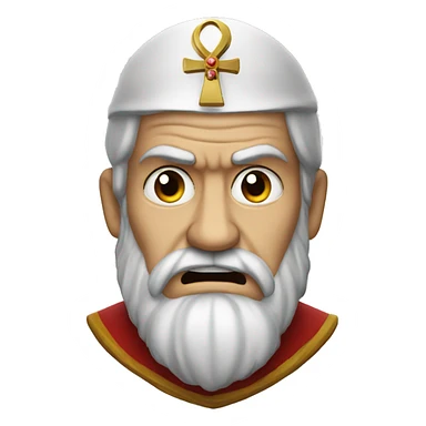 The Saint Nicolas angry sticker