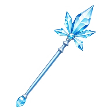 snow queen wand sticker