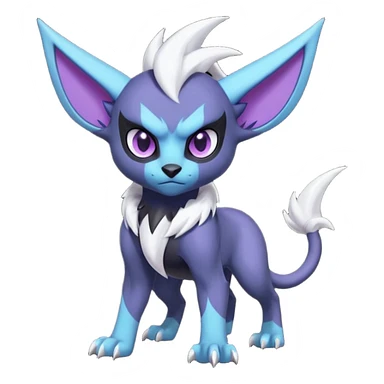 Luxray-Absol-Noibat-Dewott-fusion sticker