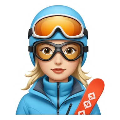 Woman Skiing, Background Matterhorn Matterhorn sticker