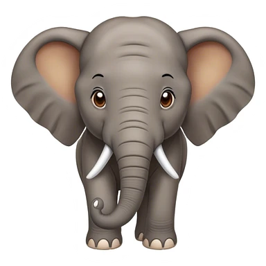 Elephant on vacation  sticker