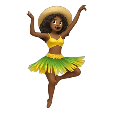 Brazilian dancing sticker