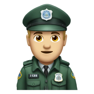 An ice border guard sticker