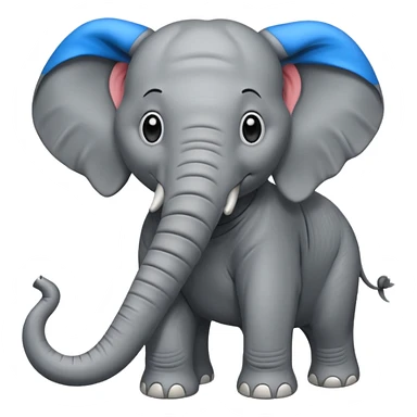 elephant freaking sticker