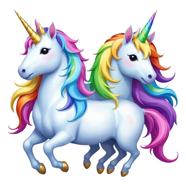 Feen mit Einhörnern sticker