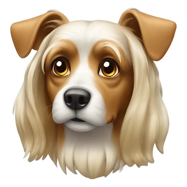 Yorkshire terter with drooping ears sticker