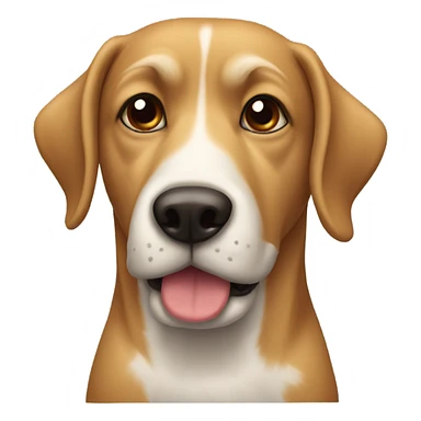 Chien avec barbe et moustache sticker