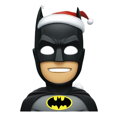 Batman on Christmas  sticker