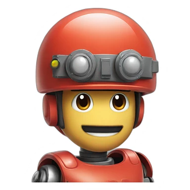 Robot as Mario sticker