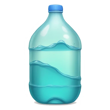 Botella con agua  sticker