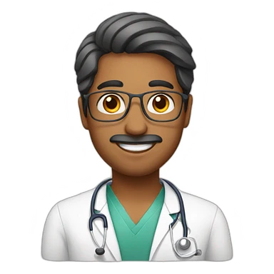 Indian doctor sticker