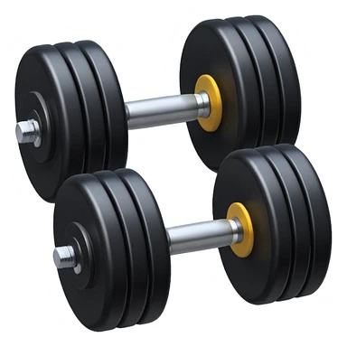 a single gym dumbbell sticker