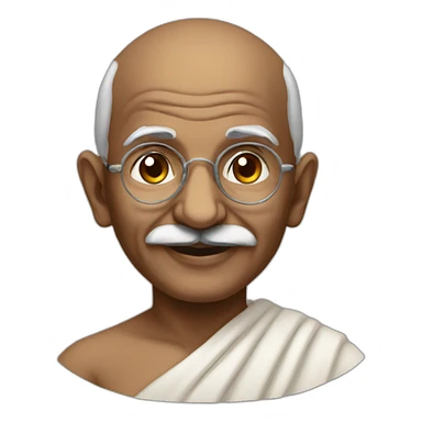 mahatma gandhi sticker