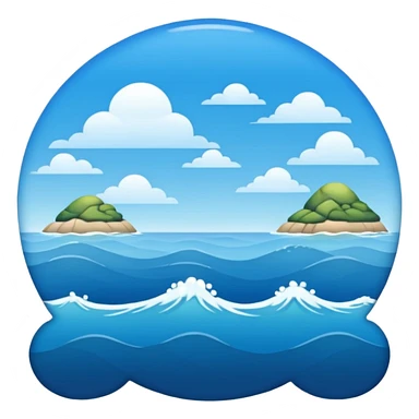 paz en el mar  sticker