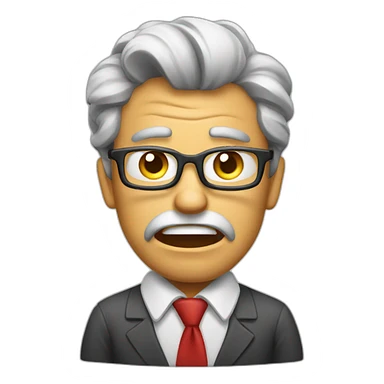 angry accountant sticker