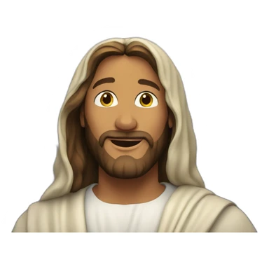 Jesus loving the world  sticker