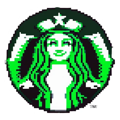 Starbucks logo sticker