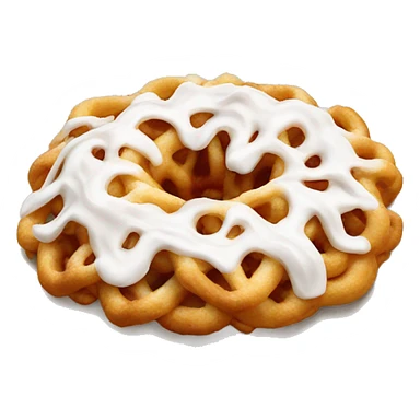coconut funnel cake sticker