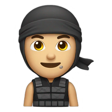 ninja warrior  sticker