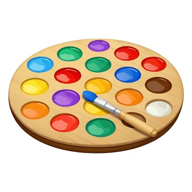 artist's palette sticker