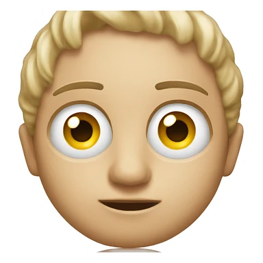 eyes looking to the side sticker