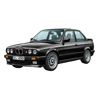 BMW E30 best view sticker