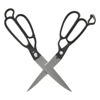 wire cut in two halves with scissors sticker