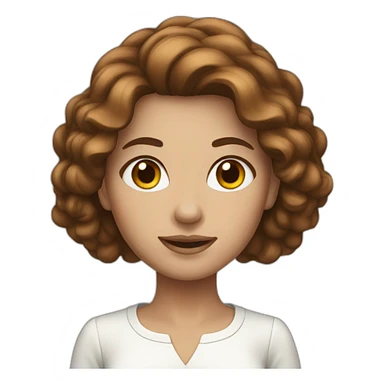 white-housewife-brown-hair sticker