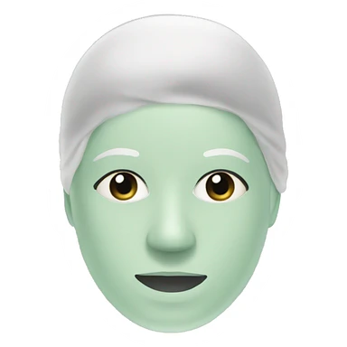 face mask skincare sticker