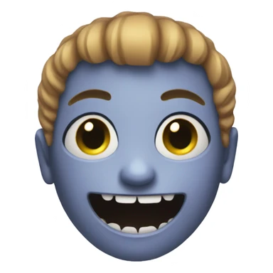 spooky doll smilin sticker