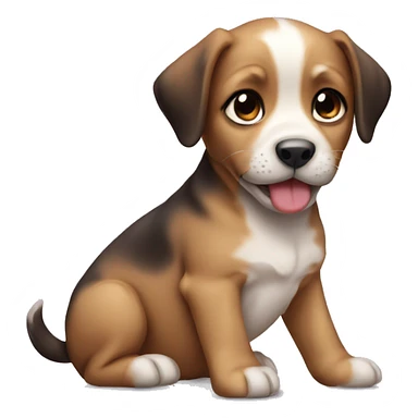 Super cute puppy sticker
