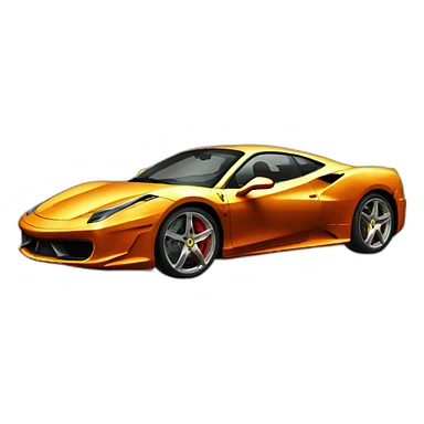 Ferari de côté sticker