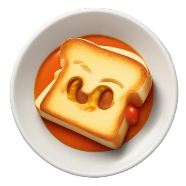 Grilled cheese sandwich with a bowl of tomato soup  sticker