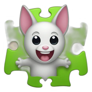 puzzle autism bat sticker