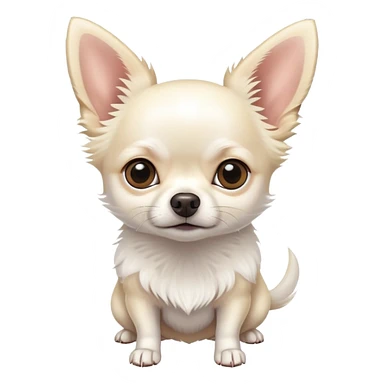 White chihuahua sticker