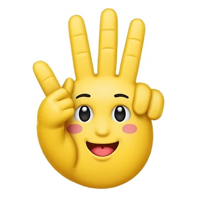 Emoji with the middle finger up sticker