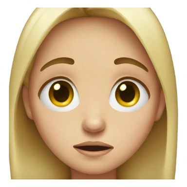 Crying girl  sticker