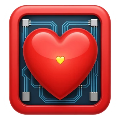 internet security heart sticker