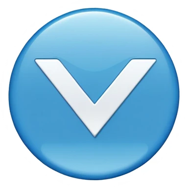 Verification blue tick  sticker