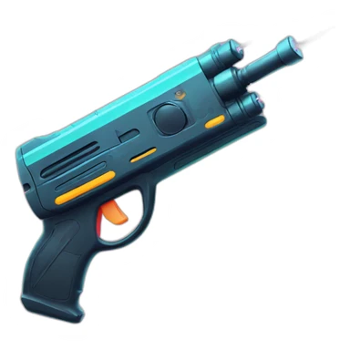 laser tag gun sticker