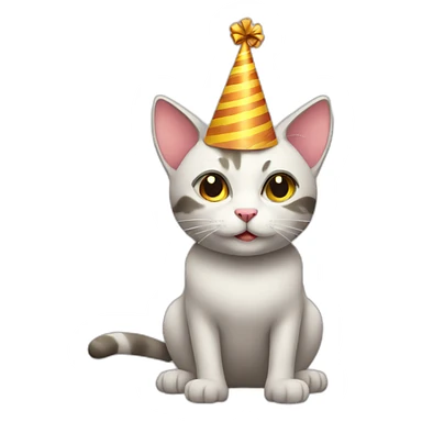 Party Cat sticker