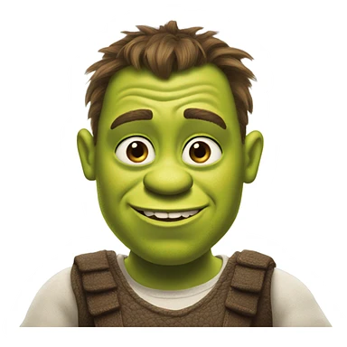 Shrek with baddie nails and being a baddie  sticker