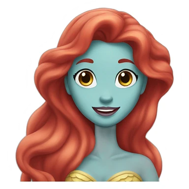 The little mermaid sticker