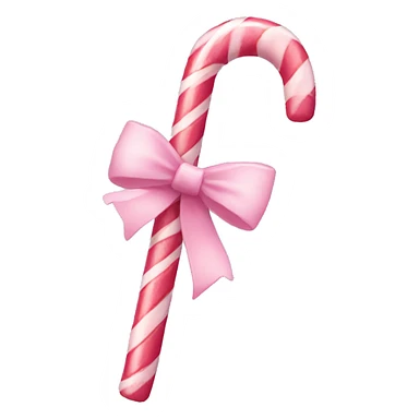 Light pink candy cane  sticker
