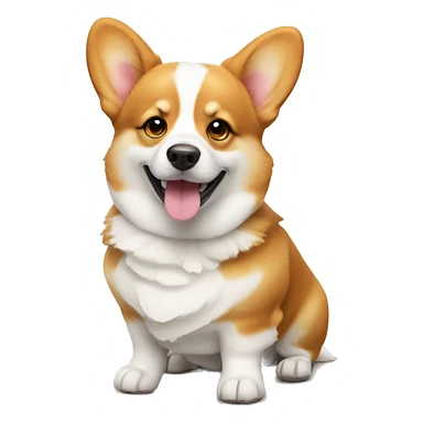 Cute corgi sticker