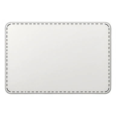 card blank open sticker
