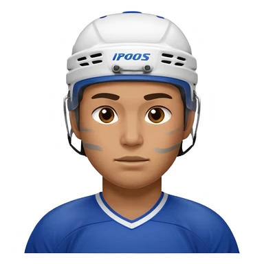 a hockey player sticker